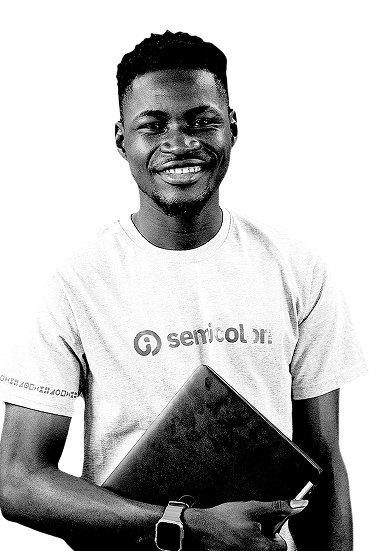 Student smiling
